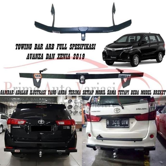 Paket - Tanduk Mini Arb Dan Towing Arb Belakang Avanza Xenia 2019