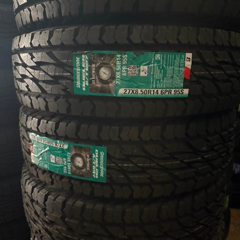 PROMO BAN BRIDGESTONE Dueler AT 697 27X 8.5 R14 Tahun 25