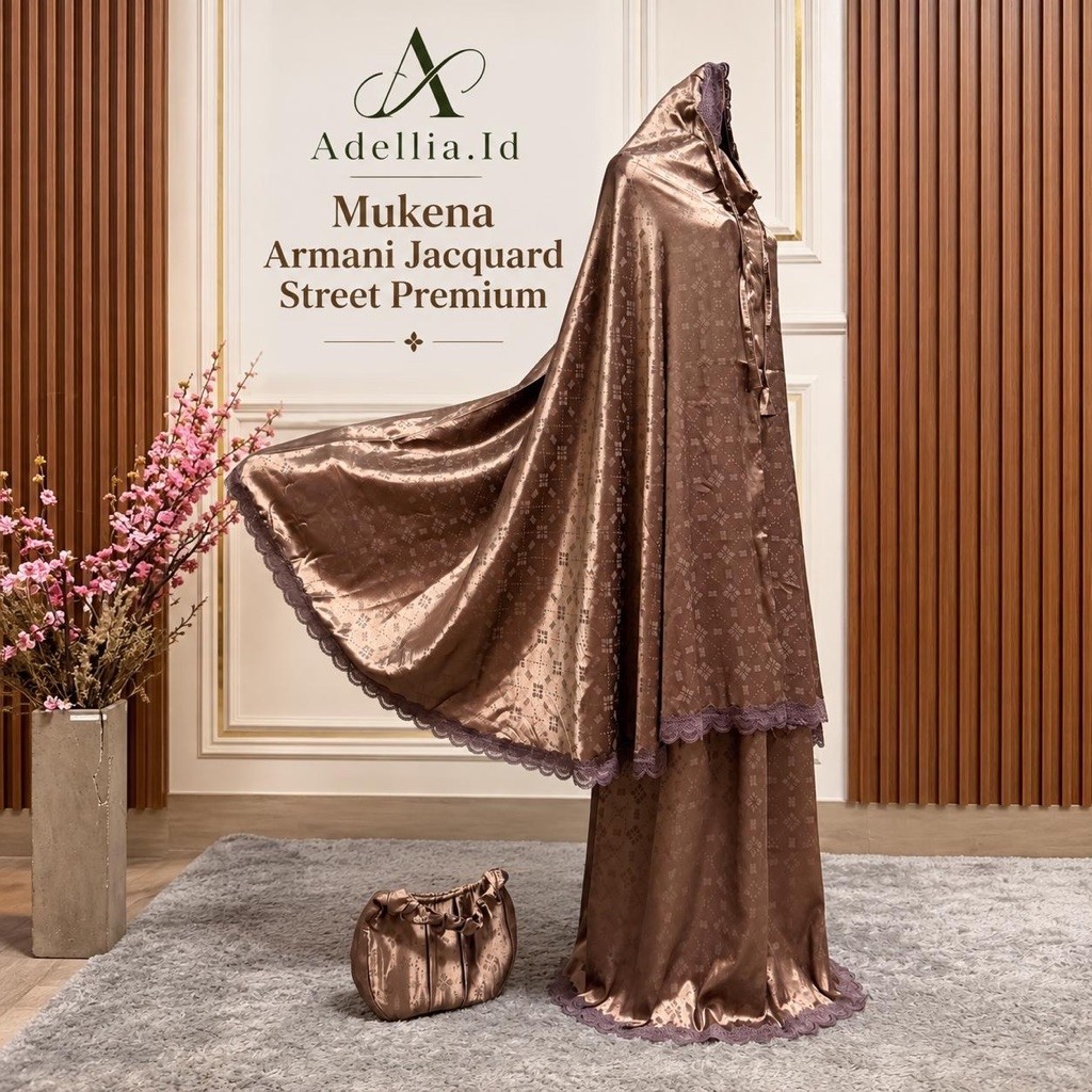 Mukena Armani Jacquard Street Premium