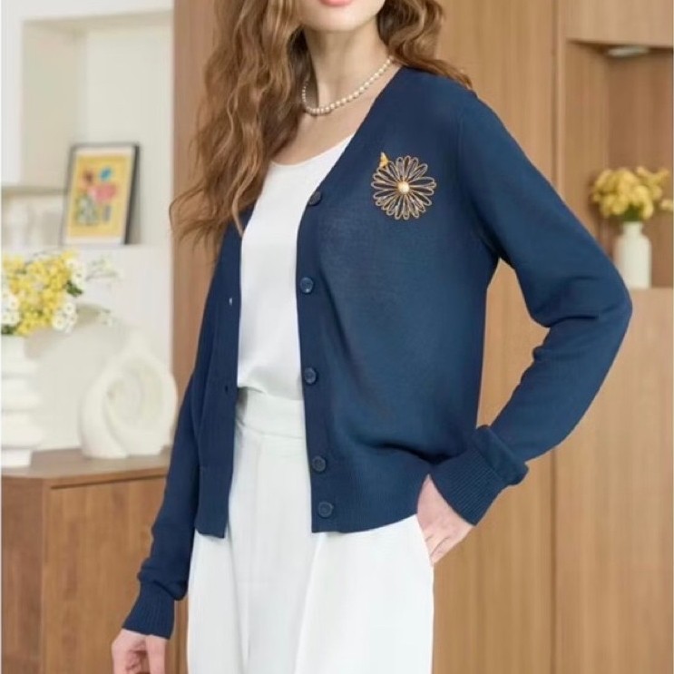 cardigan ted baker london navy