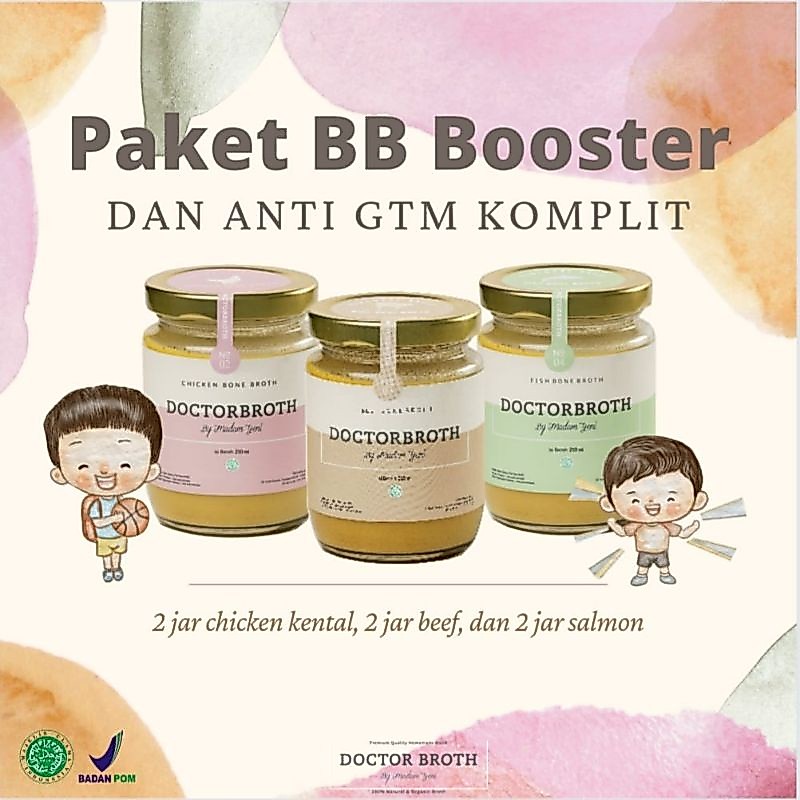 Doctor Broth - Beef, Chicken, Salmon (Anti GTM Komplit)
