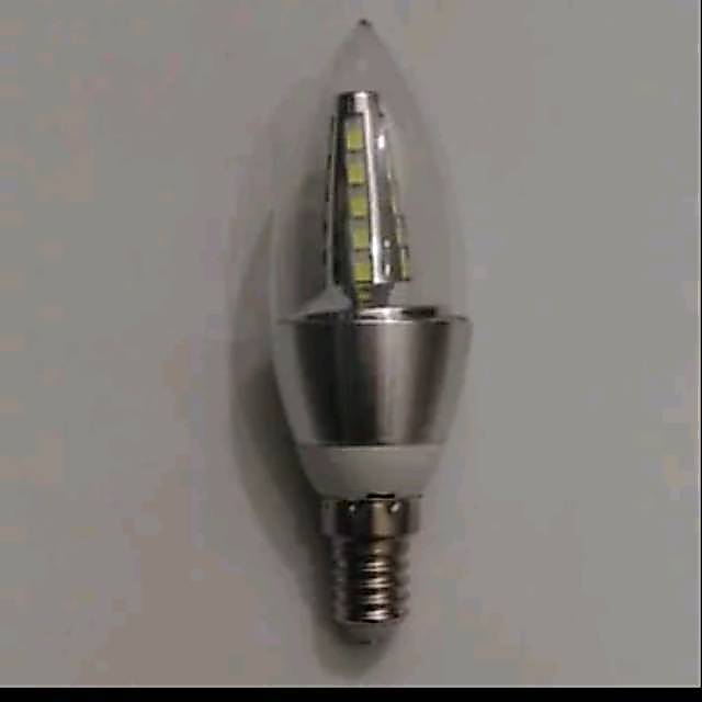 Lampu led bulb candel lilin candle jagung led fiting kecil e14 5w 5 watt lampu led fitting e14 hias