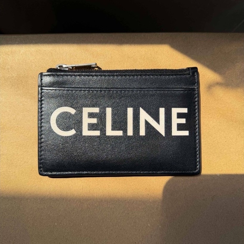 Celine Card Holder Zip Wallet Original Second