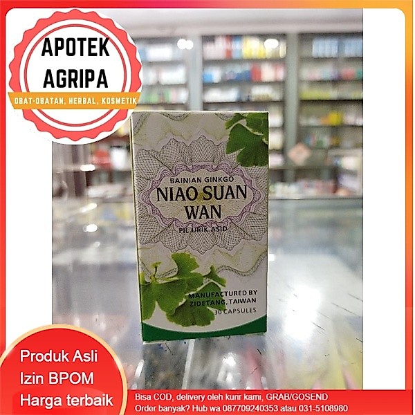 Niao Suan Wan | Untuk Asam Urat BPOM