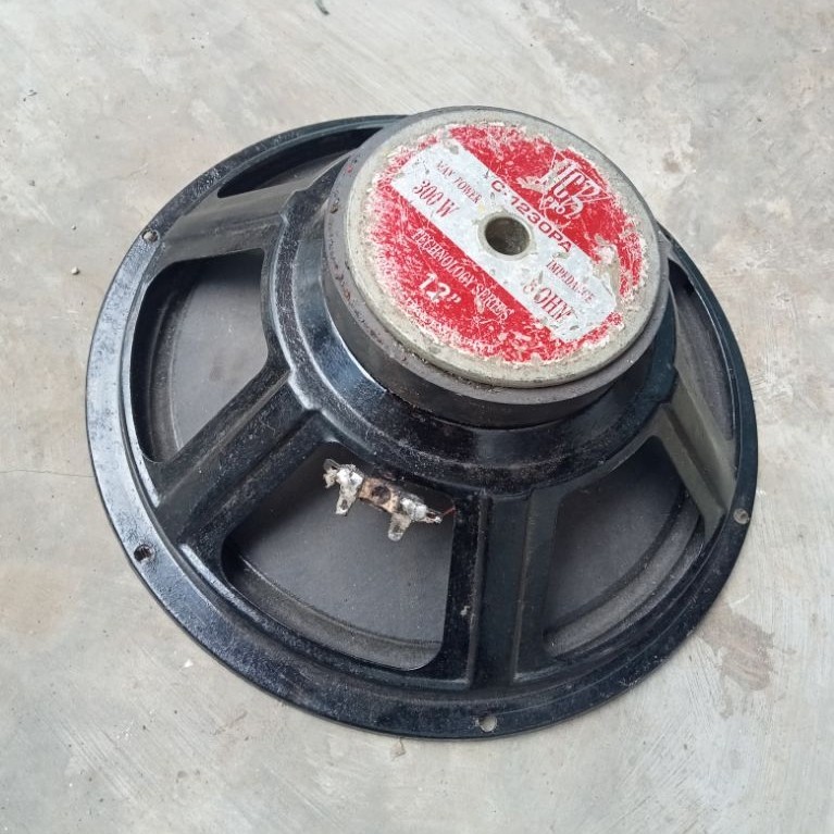 speaker 12 inch ACR 1230, 300watt bekas normal