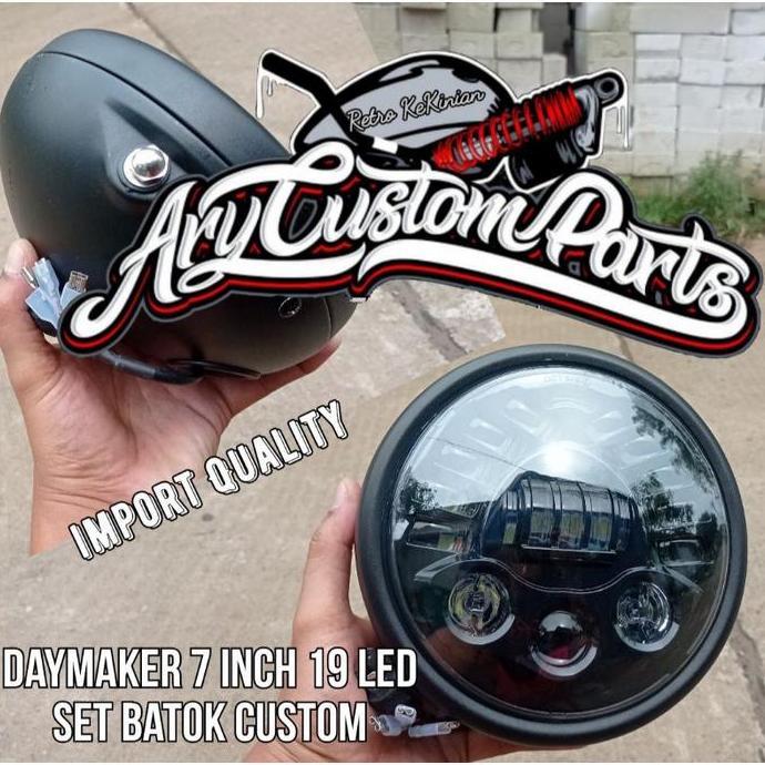 Promo Daymaker 7 inch 5,75 inch 4,5 inch 16 led 19 ledspider eye jeep katan Diskon