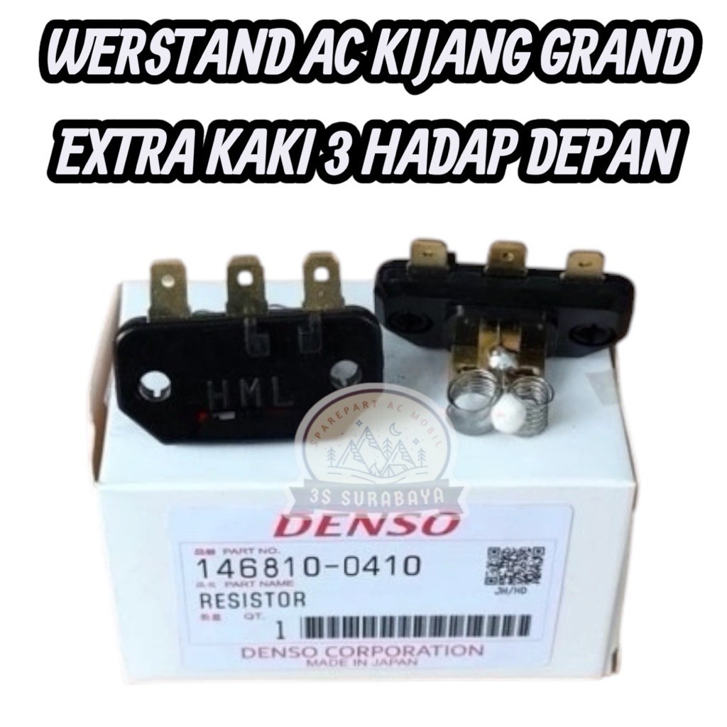 Werstan Werstand Westan Resistor Motor Blower Fan Kipas Angin AC Mobil Toyota Kijang Super dan Toyot