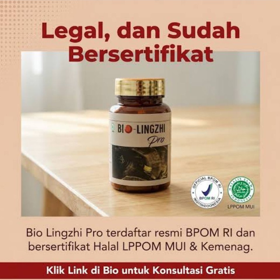 Bio Lingzhi Pro Asli Untuk Kesehatan Ginjal Dan Asam Urat Bio Lingzhi
