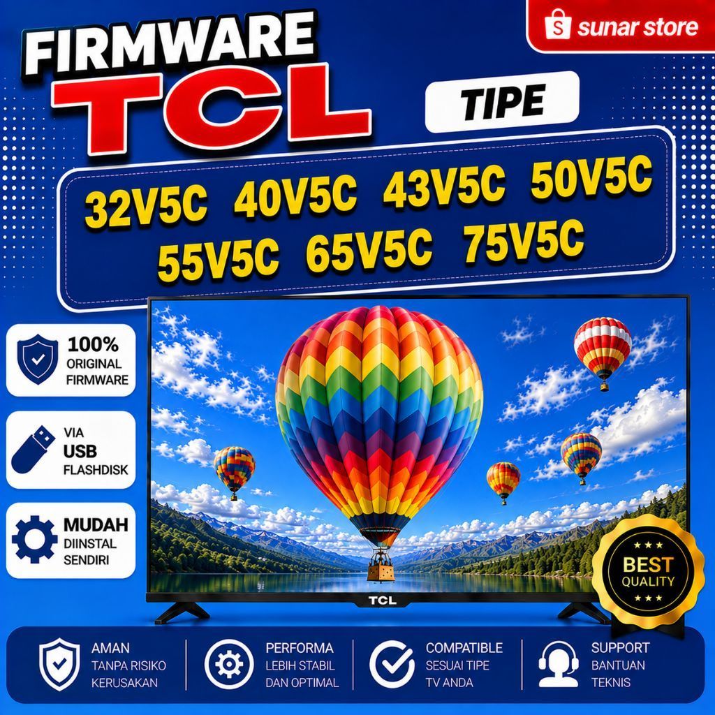 FIRMWARE TV TCL 32V5C 40V5C 43V5C 50V5C 55V5C 65V5C 75V5C