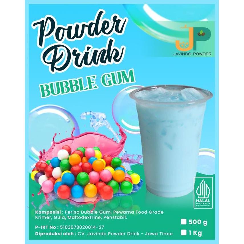 BUBUK MINUMAN BUBBLE GUM