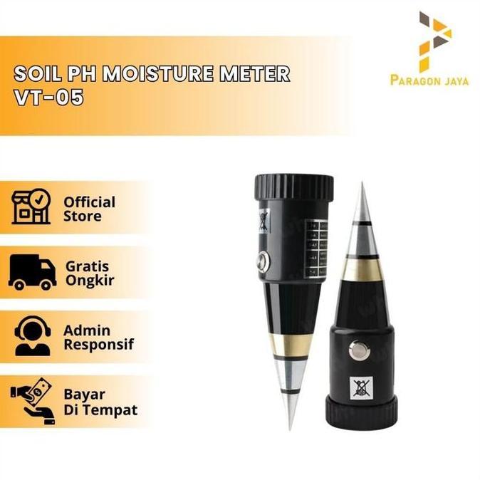 Pilihan - Soil Ph Moisture Meter Vt-05 Vt05 Vt 05 Ph Tanah Peluru Pendek