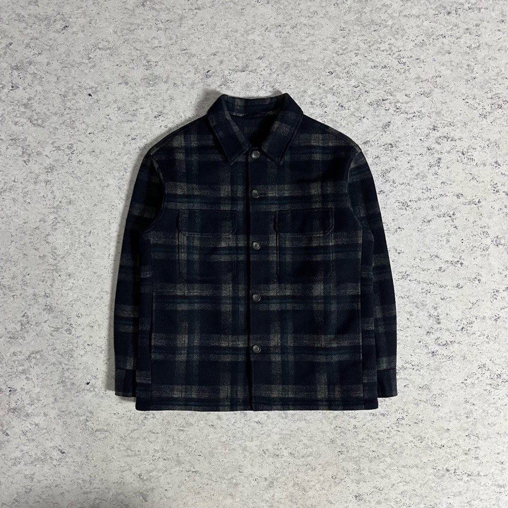 Uniqlo Plaid Overshirt Jacket