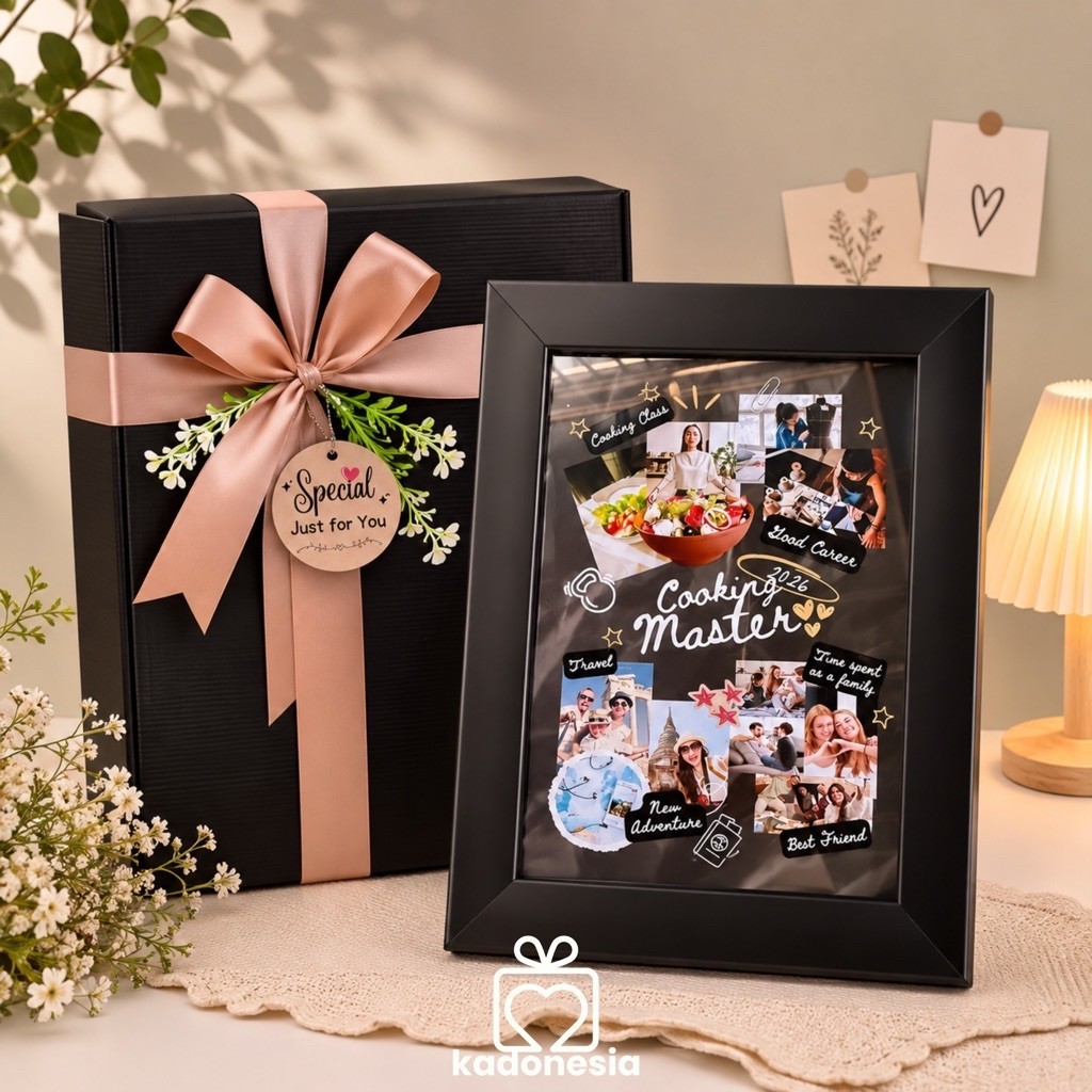Frame Custom Guru / Kado Hari Guru / Hampers Teachers Gift / Small Scrapframe Custom
