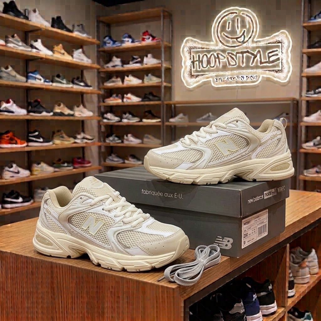 Sepatu NB 530 Beige Angora -hoopstyle