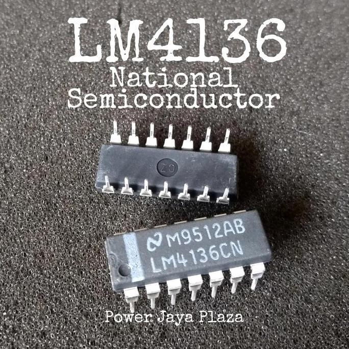 IC LM4136 LM 4136 LM4136CN 4136 ORIGINAL NATIONAL SEMICONDUCTOR PJP79