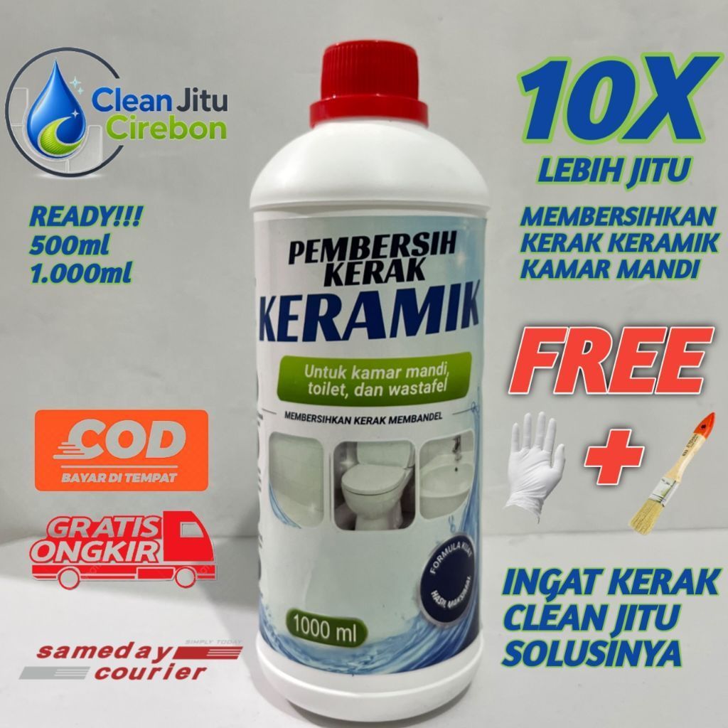 Pembersih Keramik Kamar Mandi / Pembersih Toilet CLEAN JITU 500ml