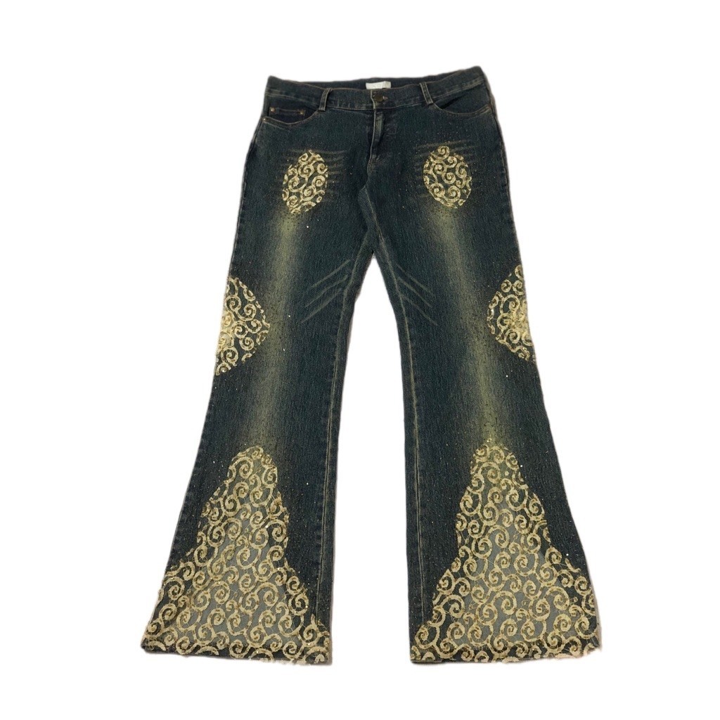 Y2K flare bootcut denim jeans