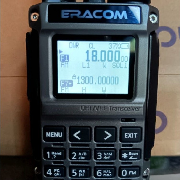 HT ERACOM UV-K1(8) UNLOCK frek 18 - 1300MHz mutiband power 5Watt