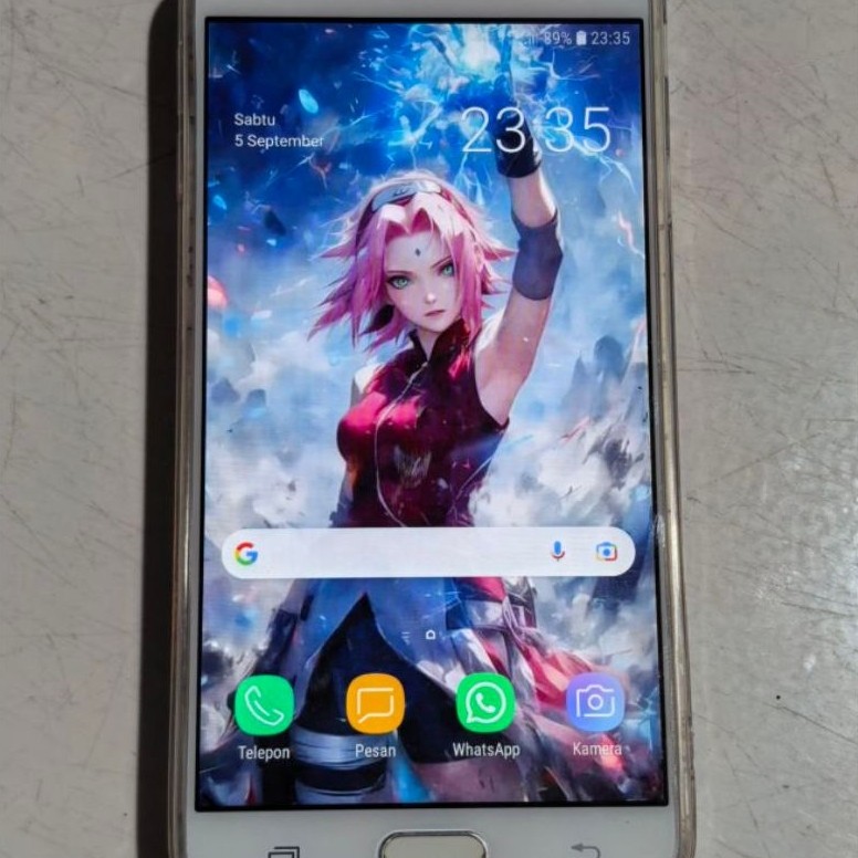 SAMSUNG J7 Prime - minus lcd bercak bisa pakai