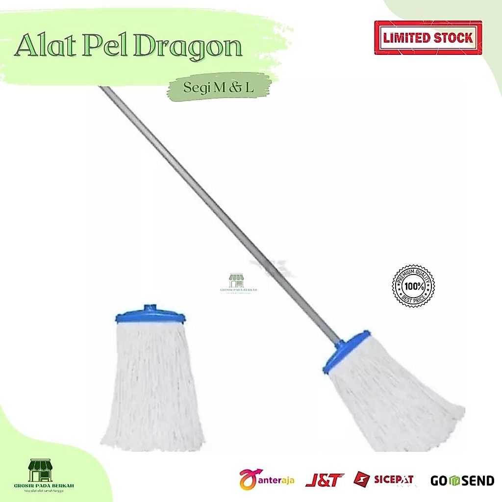 GPB - Lap Pel Dragon - Lap Mop Dragon M dan L - Alat Pel Lantai