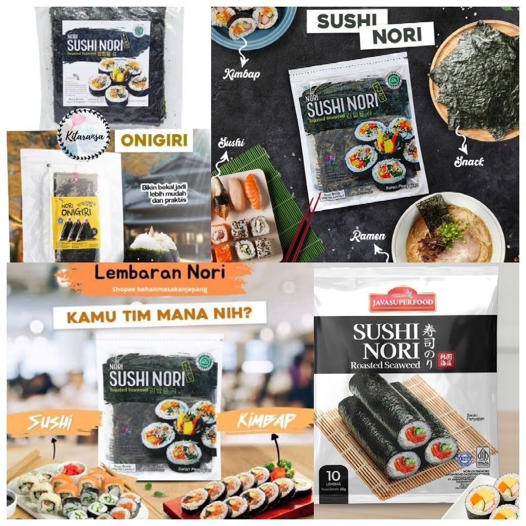 SUSHI/ONIGIRI/Sushi Nori/Sushi/Onigiri/Kimbab/Nori/SUSHI