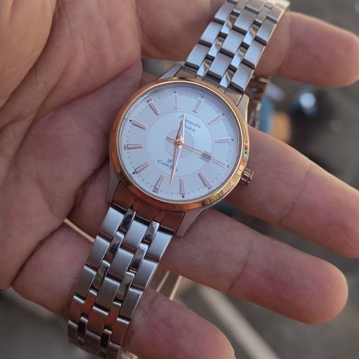 jam tangan original Alexandre Christie wanita second bekas preloved