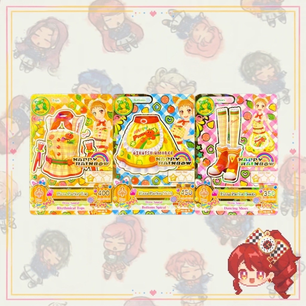 Aikatsu ID Ver Happy Rainbow Pizza Parlor Taurus Zodiac Rare Card Otome Arisugawa