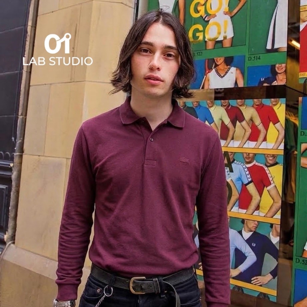 Longsleeve Polo Shirt Lacoste Second Maroon