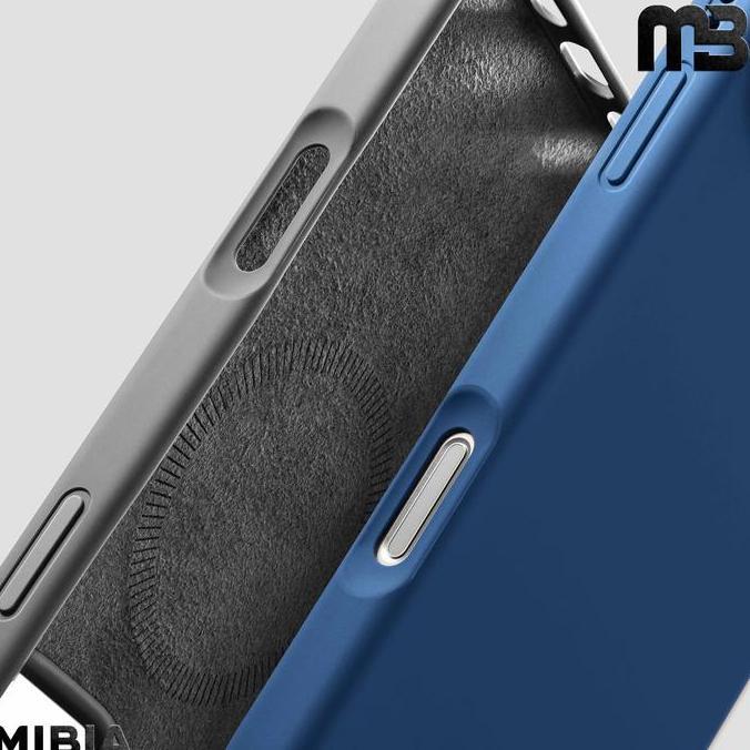 [CUCI GUDANG] MIBIA Magsafe Premium Silicone Case Polos For iPhone 17 16 15 14 13 12 Pro Max Premium