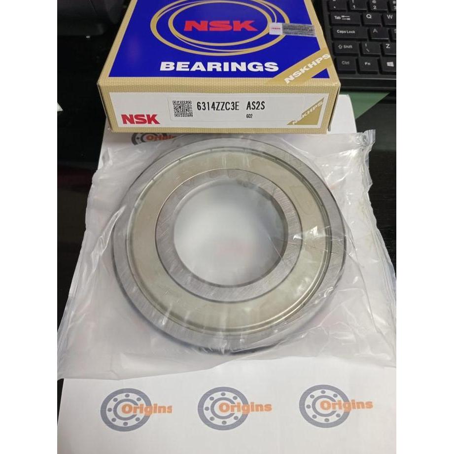 Deep groove ball bearing 6314-2Z-C3 NSK ORINAL 6314ZZ 6314 ZZ C3