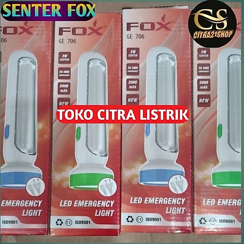 SENTER  EMERGENCY CAS+LED SENTER FOX GE 706 FOX
