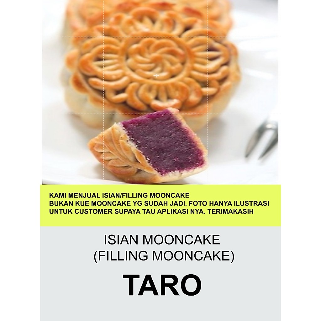 1kg Taro Lotus Mooncake Paste (mooncake filling rasa taro)