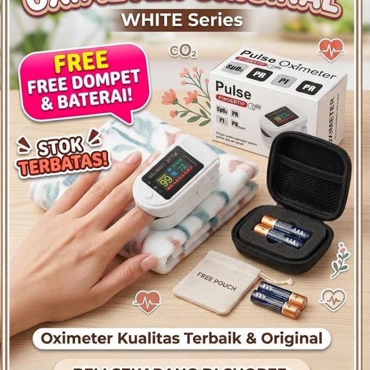 FREE DOMPET + Baterai Original Oximeter SO911 SO811 LK88 A2 yobekan pengukuran Oxymeter