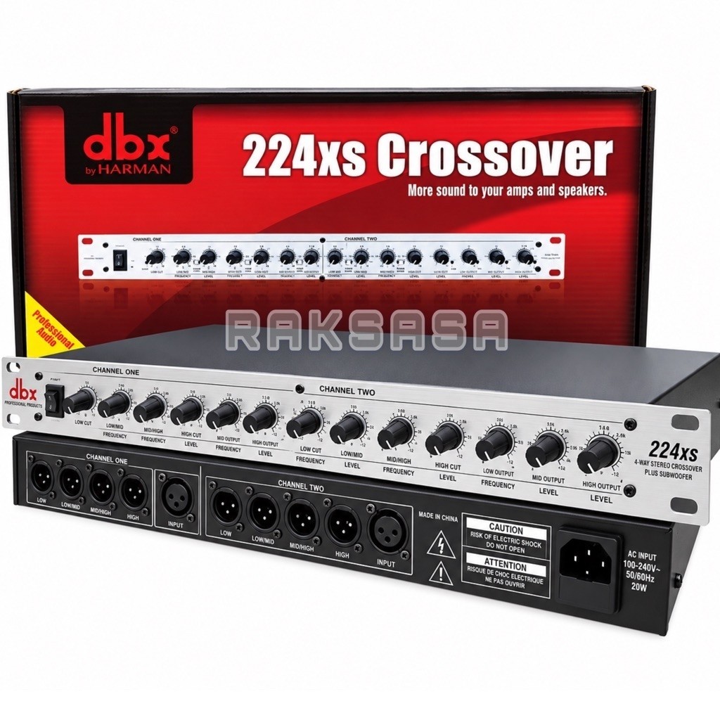 Crossover DBX 224XS + Sub 4 way 224xs crossover 224 Xs Bagus Murah (BISACOD)