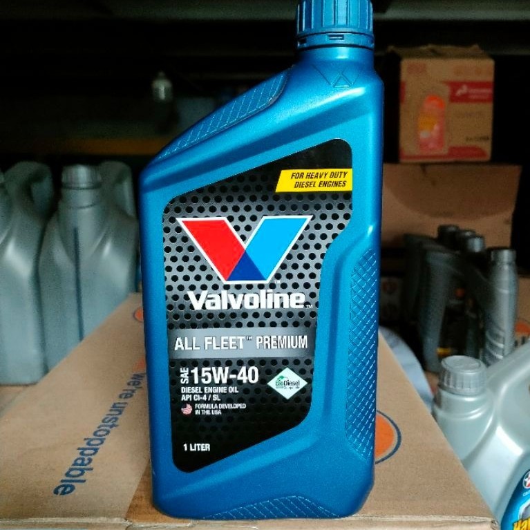 oli valvoline all fleet premium diesel 15w40 1 liter original
