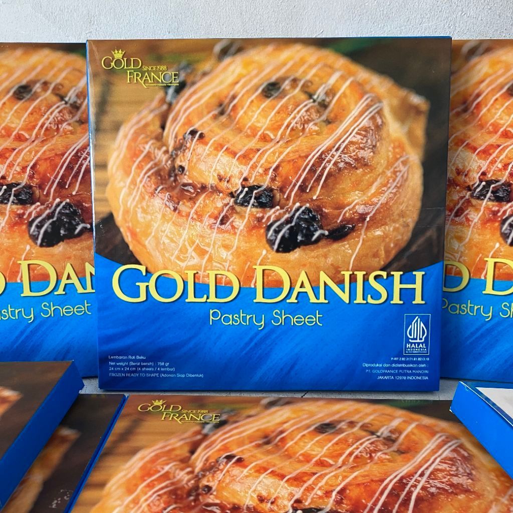 Gold France Danish Pastry 750 gram | danish pastry