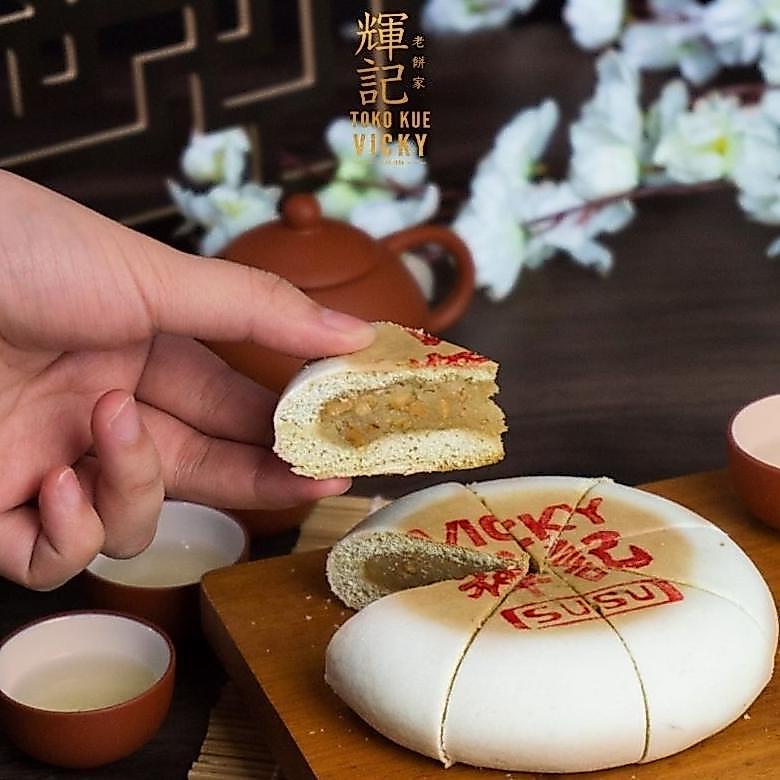 Ready Mooncake Vicky Roda / Kue Bulan Putih Merk Vicky