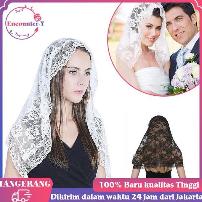 Mantila Mantilla Kerudung Katolik / Kerudung Misa / Mantila Katholik
