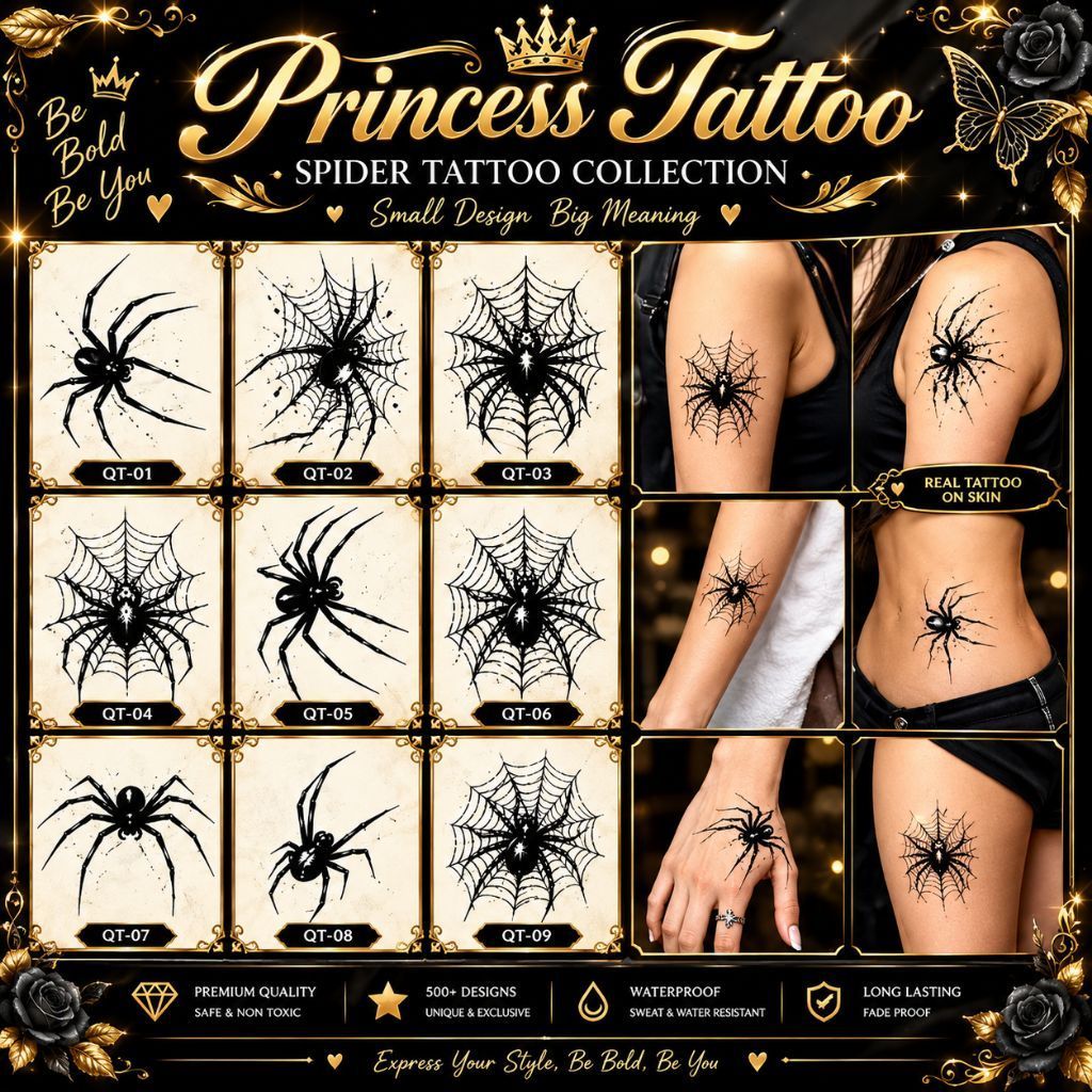 TATTO | Tatto semi permanent [ Spider ] Fruit ink tatto | Tatto tahan air