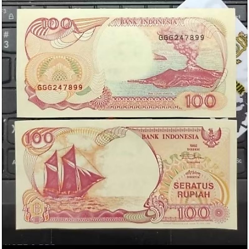 Koleksi 100 Rupiah Pinisi Prefik GGG