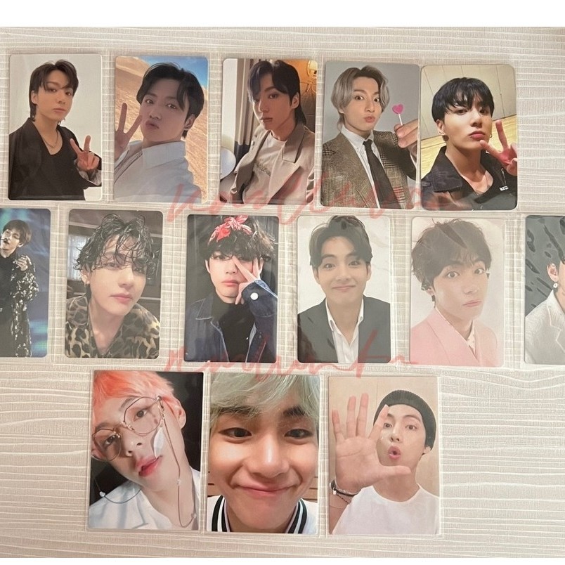BTS V Taehyung Kim Jungkook Jeon Photocard PC mini bluray dvd rare japan jpfc memo holo br arirang l