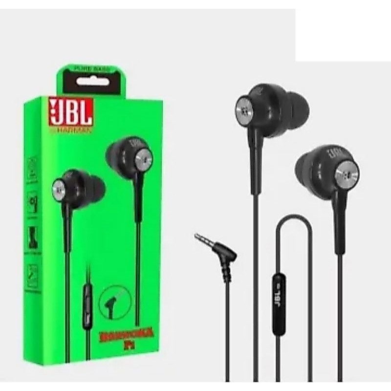 djaya HANDSFREE HEADSET HF JBL BAZZOKA F1 SUPER BASS PACKING IMPORT
