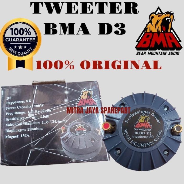DRIVER TWEETER BMA D3 D 3D-3 TWITER TWETER HIGH HI PROFESIONAL DRIVER TWEETER