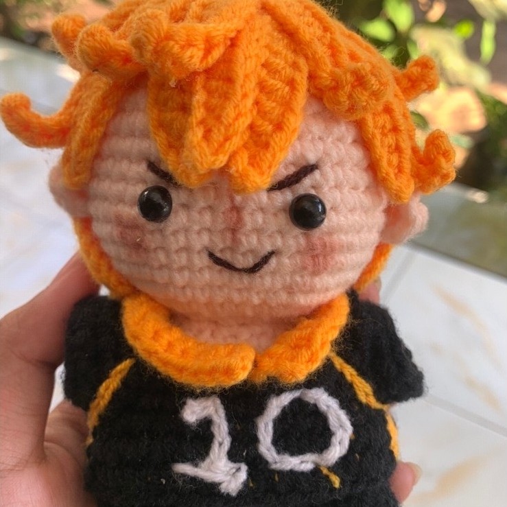 Hinata Shoyo Amigurumi Crochet/ Shoyo Haikyuu Amigurumi Handmade