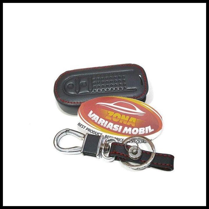 DISKON SARUNG KUNCI REMOT MOBIL KULIT / COVER LEATHER KEY REMOTE TOYOTA ALL NEW AVANZA VELOZ 2019 20