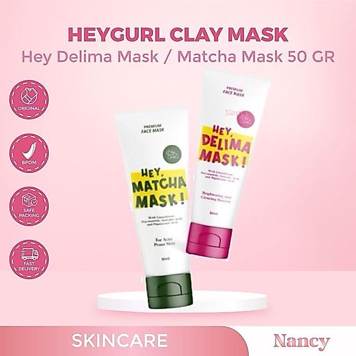 Ready HEYGURL HEY MASK DELIMA / MATCHA 50 ML - Matcha Mask