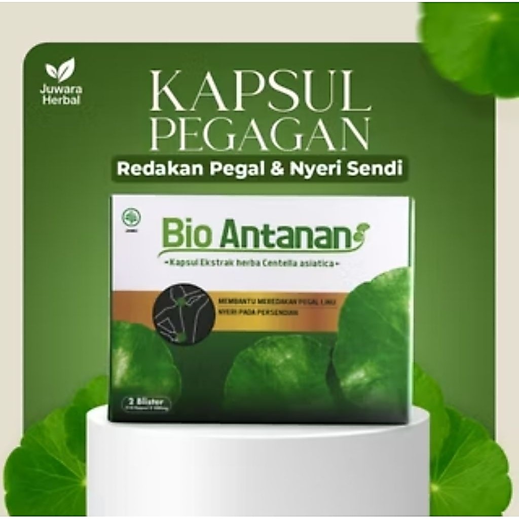 Bio Antanans Kapsul Pegagan – Ekstrak Centella asiatica