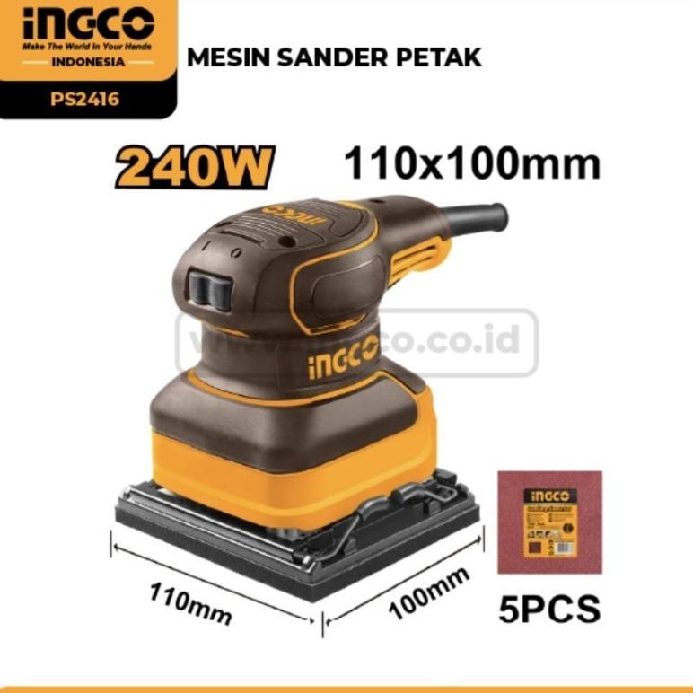 MESIN AMPLAS SANDER PETAK INGCO