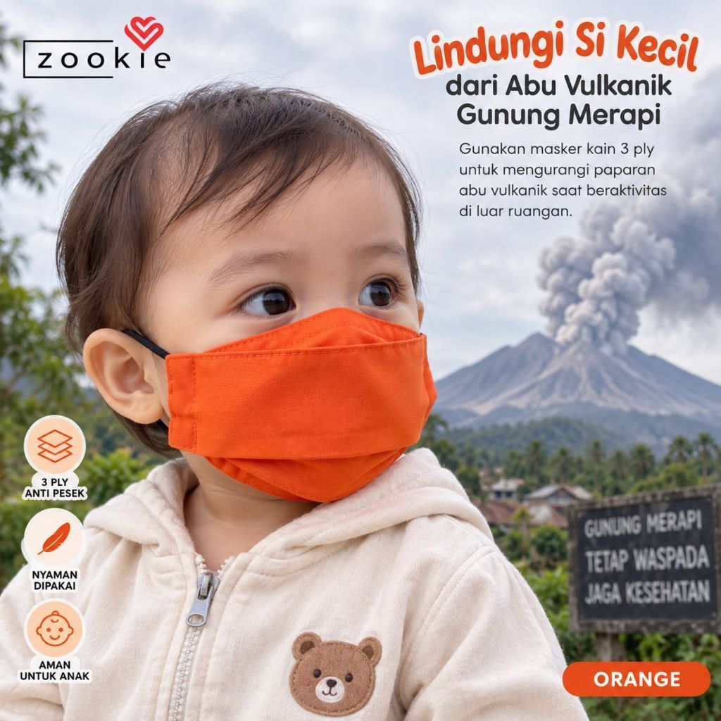 Masker BAYI,Masker kain 3 Ply,Masker Kain Bayi,Masker Bayi 3 Lapis,Masker BALITA,Masker Mouson Bayi,