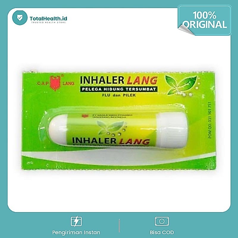 Inhaler Lang / Cap Lang Inhaler - Inhaler Lang, Inhealer, Pelega Hidung Tersumbat